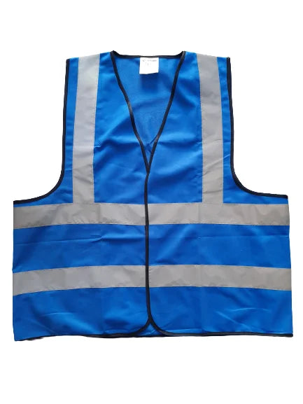Safety Hi-Vis Vest with Reflector - 120 GSM High Visibility Safety Vest Marvi Sons